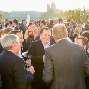 Welcome reception at "Rheinterrassen", UFI Europakonferenz KÃ¶ln